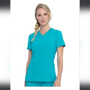 Cherokee Infinity Scrub Top CK865A Teal Retail $33